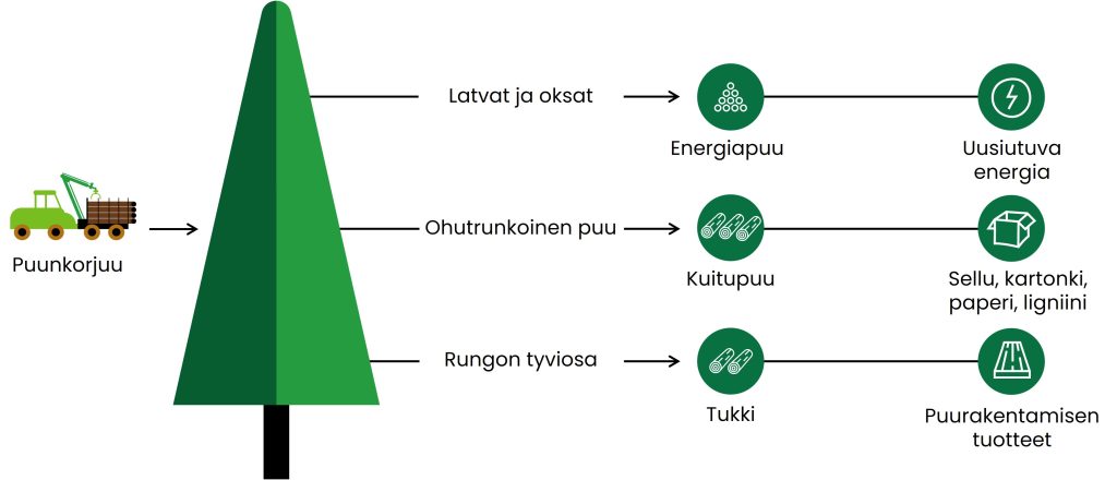 Puu piktogrammi stora enso
